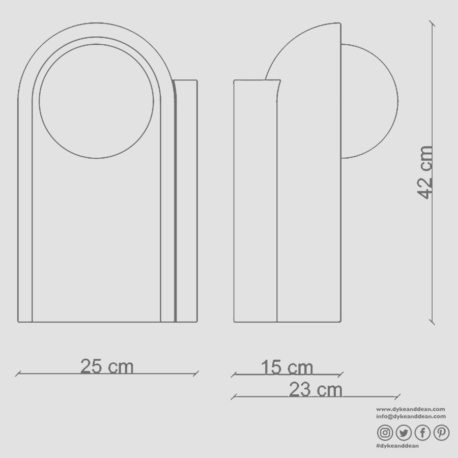 CLEO CERAMIC TABLE LIGHT - DYKE & DEAN