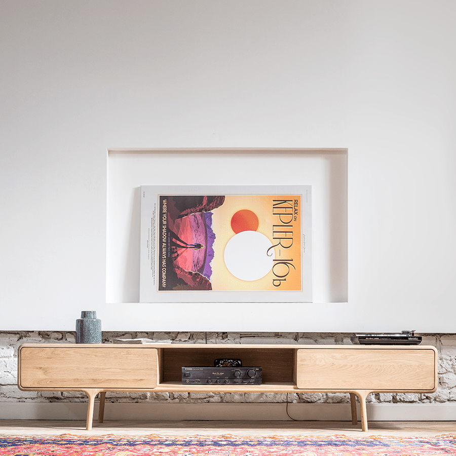 GAZZDA FAWN LOW SIDE BOARD OAK - DYKE & DEAN