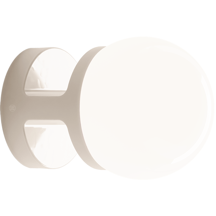 HABEA CERAMIC WALL SCONCE LIGHT OPAL GLASS - DYKE & DEAN