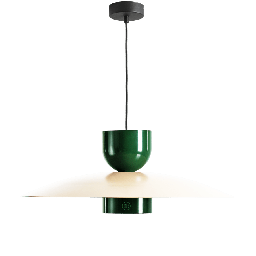 MODULAR PENDANT UTO LIGHT DARK BEIGE & GREEN - DYKE & DEAN