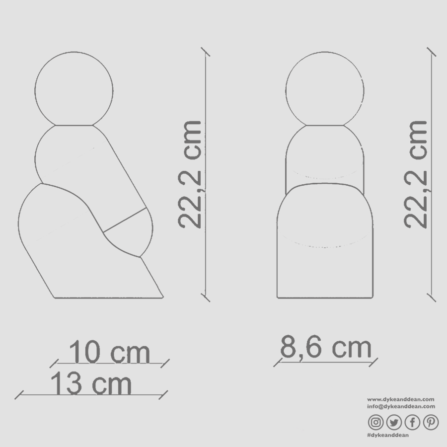 TATA CERAMIC TABLE LIGHT - DYKE & DEAN