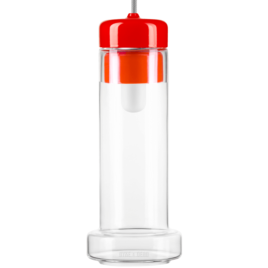 TUBA PORCELAIN CRYSTAL GLASS LIGHT PENDANTS - DYKE & DEAN