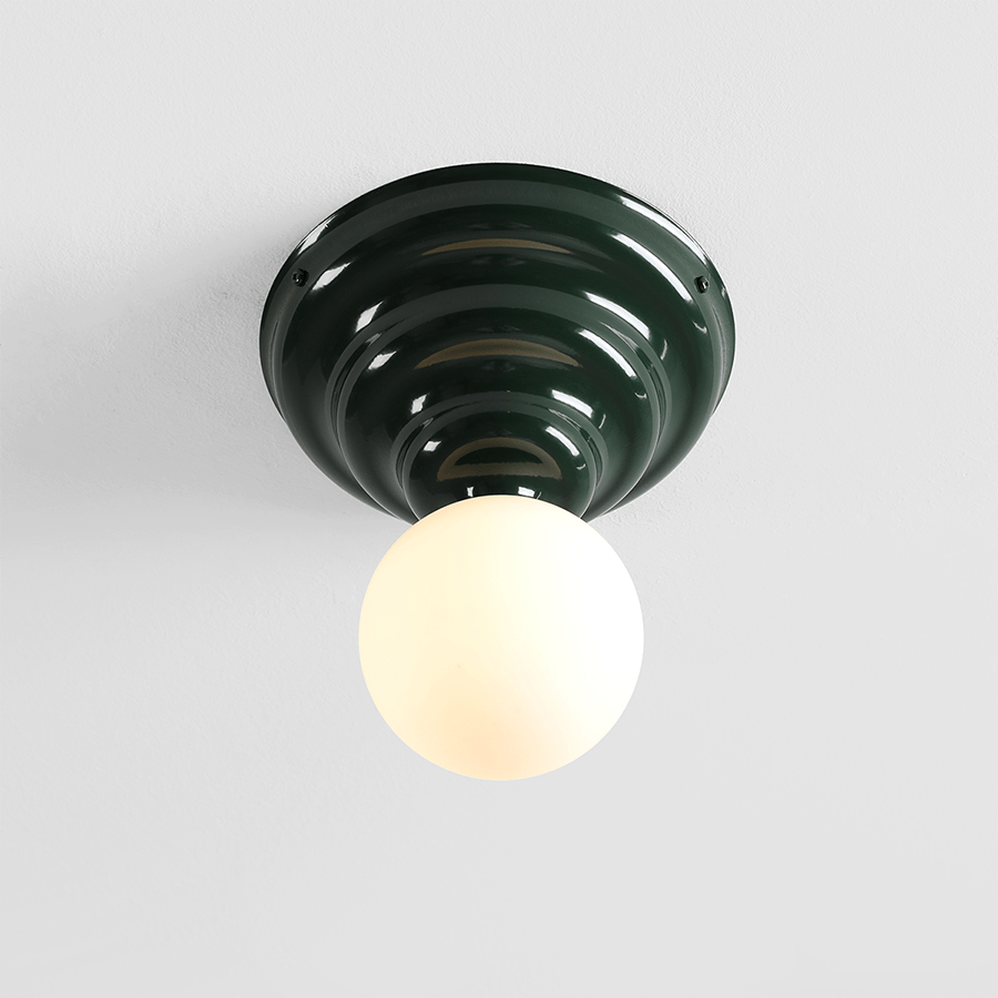 WAVE FIXED CEILING LIGHT GREEN - DYKE & DEAN