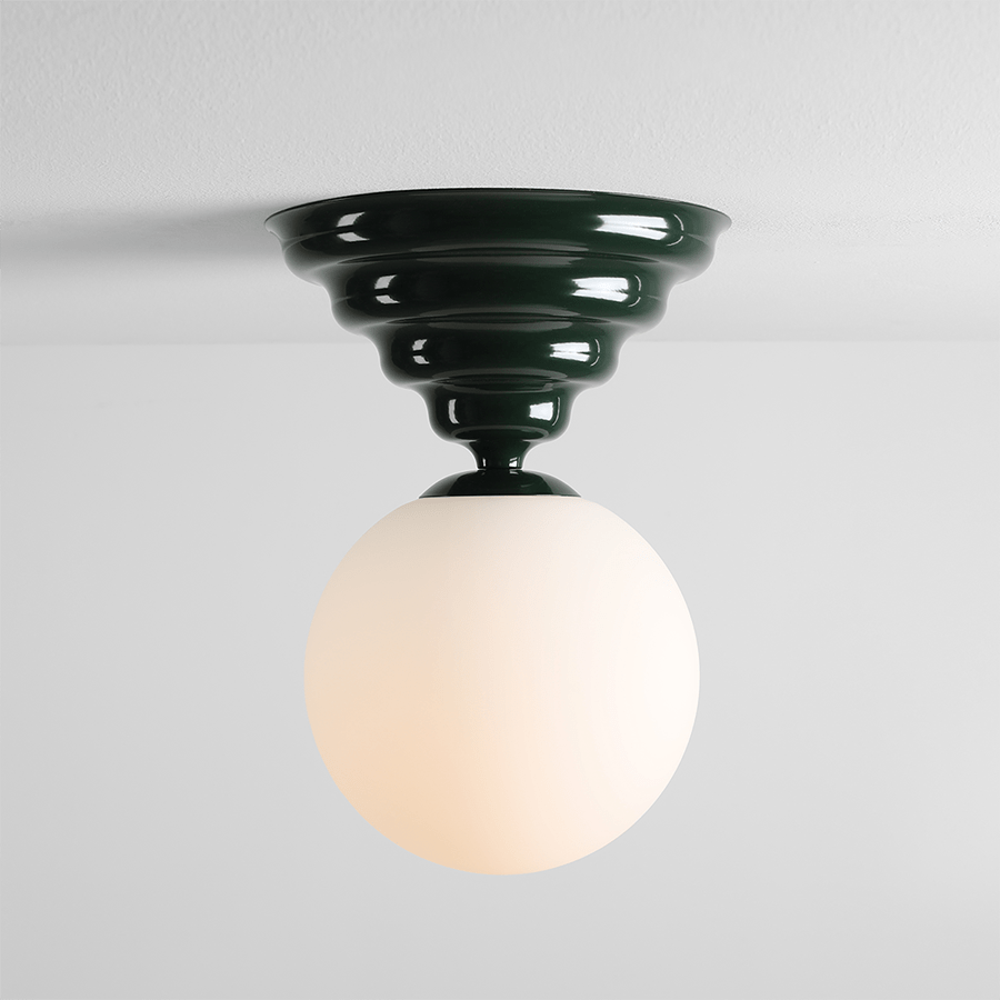 WAVE FIXED CEILING LIGHT GREEN - DYKE & DEAN