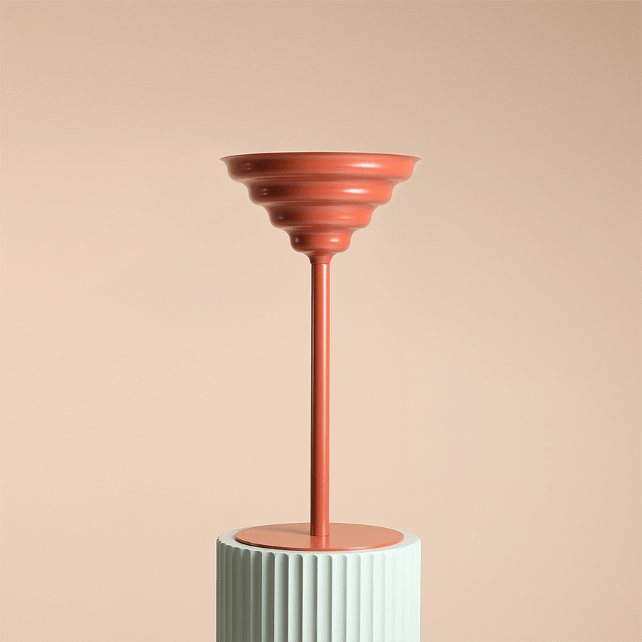 WAVE FLOOR UP LIGHTER LIGHT RED SMALL - DYKE & DEAN