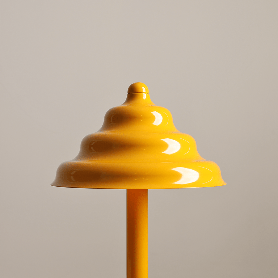 WAVE TABLE LIGHT YELLOW - DYKE & DEAN
