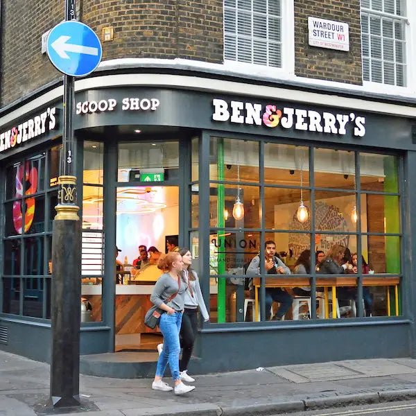 BEN & JERRY'S, WARDOUR STREET, SOHO | LIGHTING SUPPLY - DYKE & DEAN