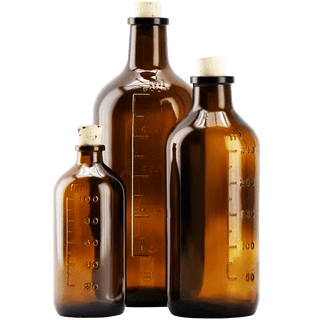 100ML AMBER GLASS BOTTLE - DYKE & DEAN