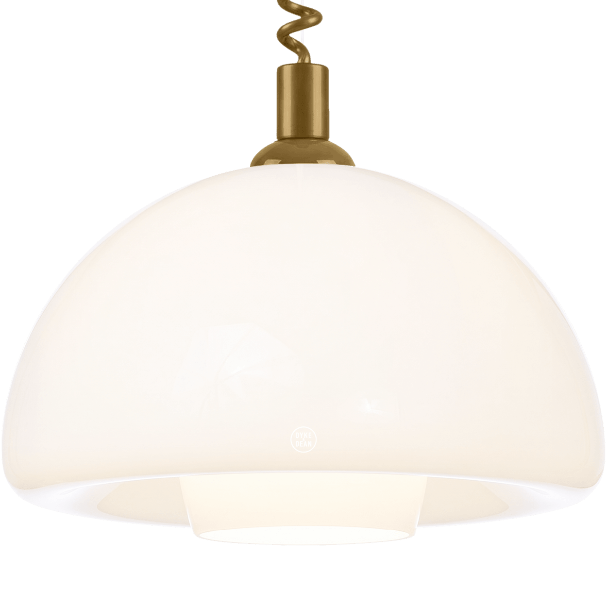 60's OPALINE RETRACTABLE CORD LIGHT - DYKE & DEAN