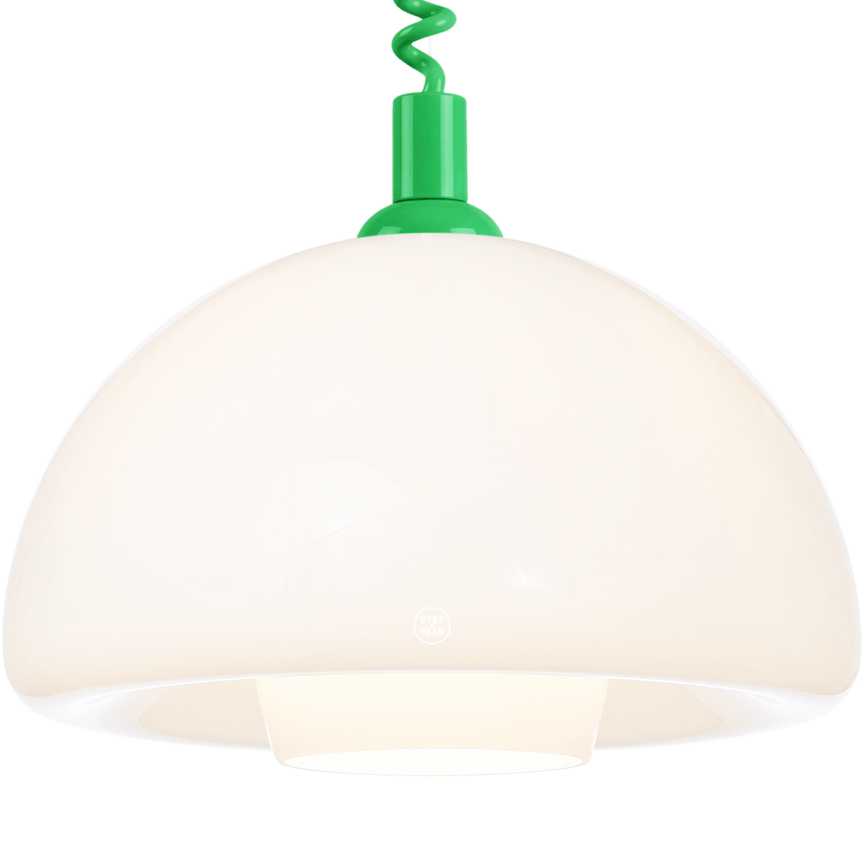 60's OPALINE RETRACTABLE CORD LIGHT - DYKE & DEAN
