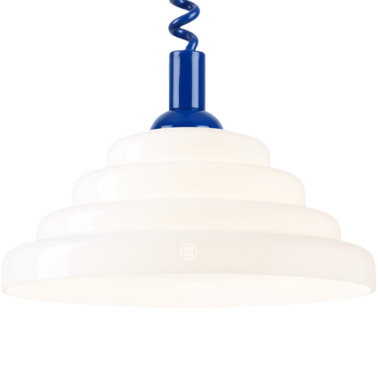 70s OPALINE RETRACTABLE CORD LIGHT - DYKE & DEAN