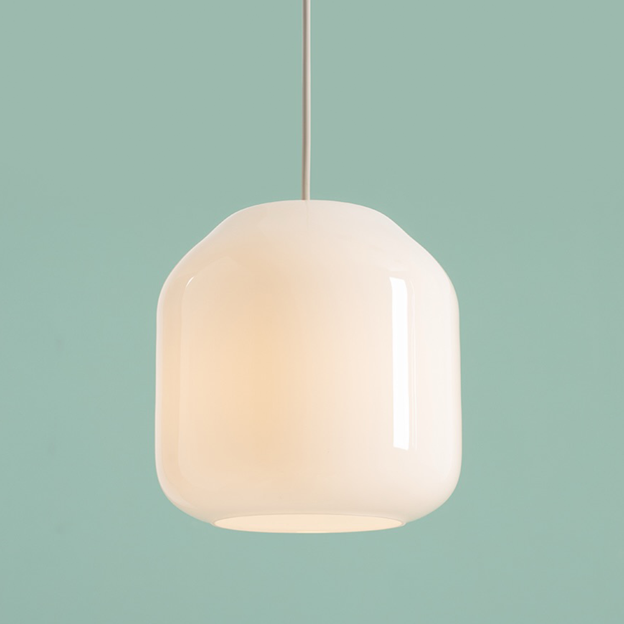 FLASK YELLOW GLASS PENDANT LIGHT XL