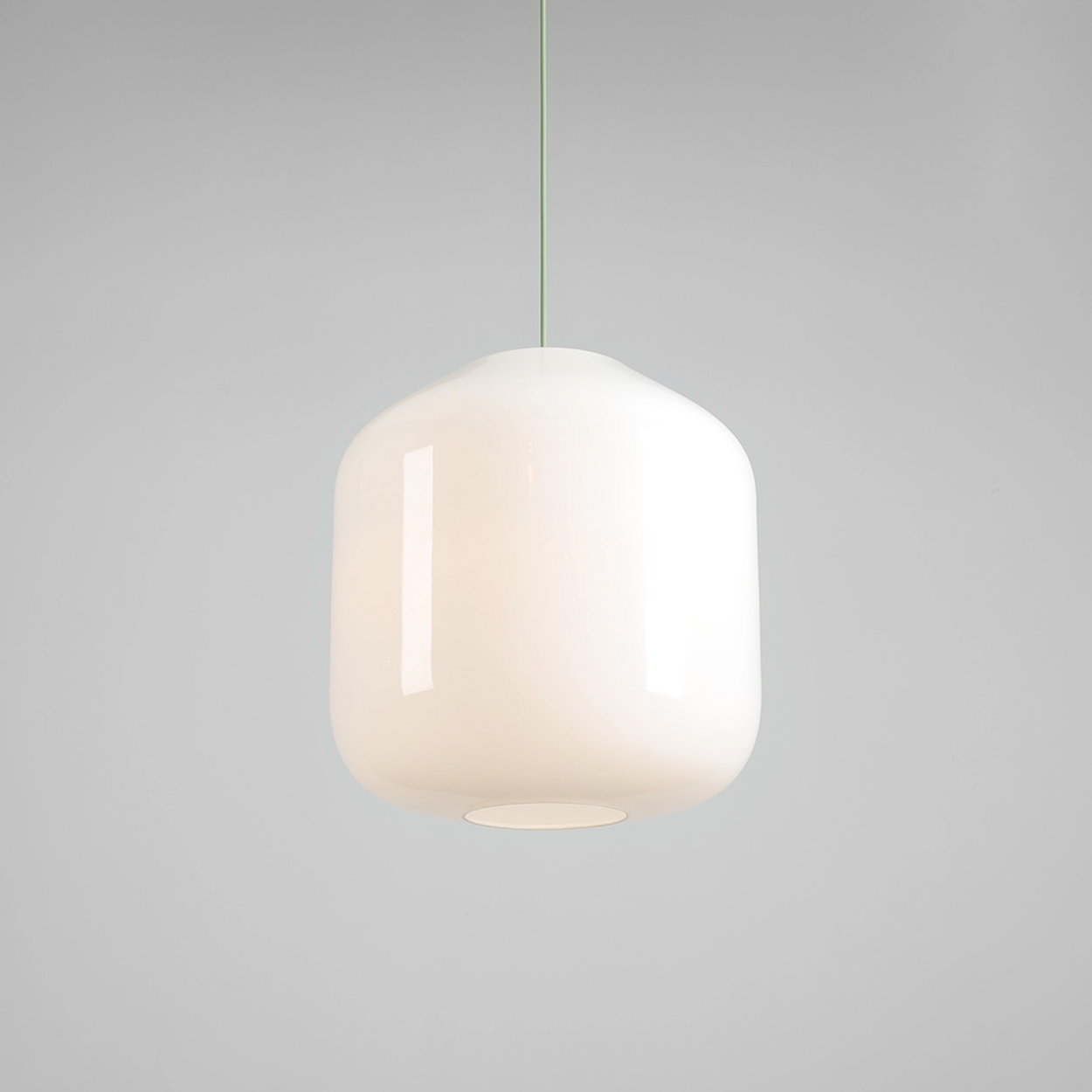 FLASK SAGE GREEN GLASS PENDANT LIGHT XL