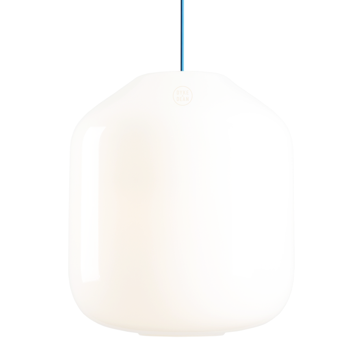 FLASK SAPPHIRE BLUE GLASS PENDANT LIGHT MEDIUM