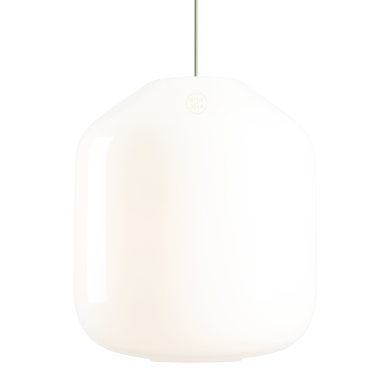 FLASK SAGE GREEN GLASS PENDANT LIGHT MEDIUM