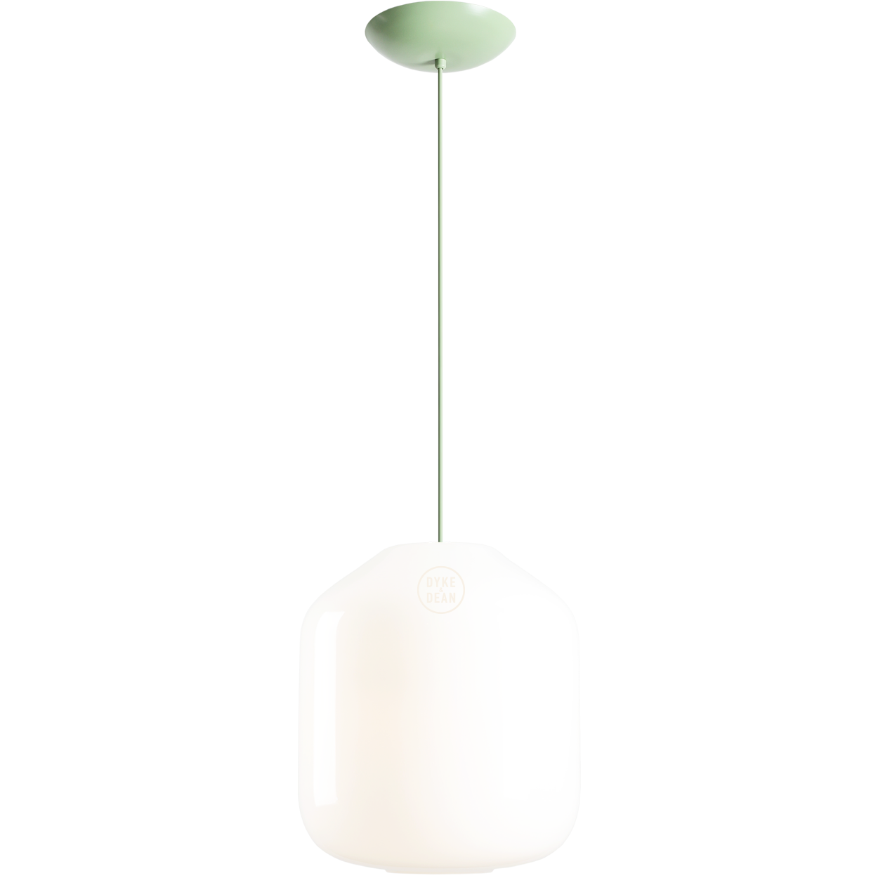 FLASK SAGE GREEN GLASS PENDANT LIGHT MEDIUM