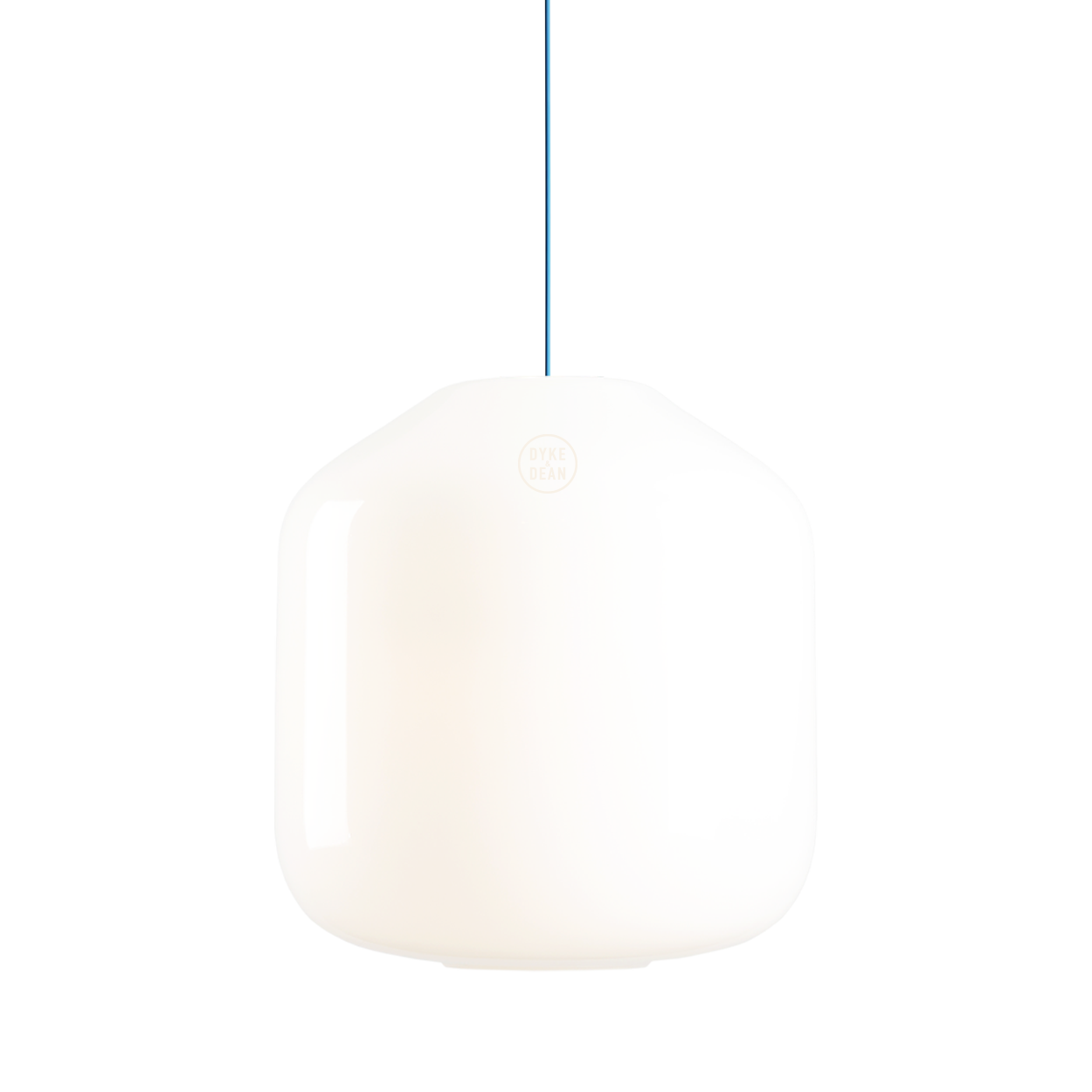 FLASK SAPPHIRE BLUE GLASS PENDANT LIGHT SMALL
