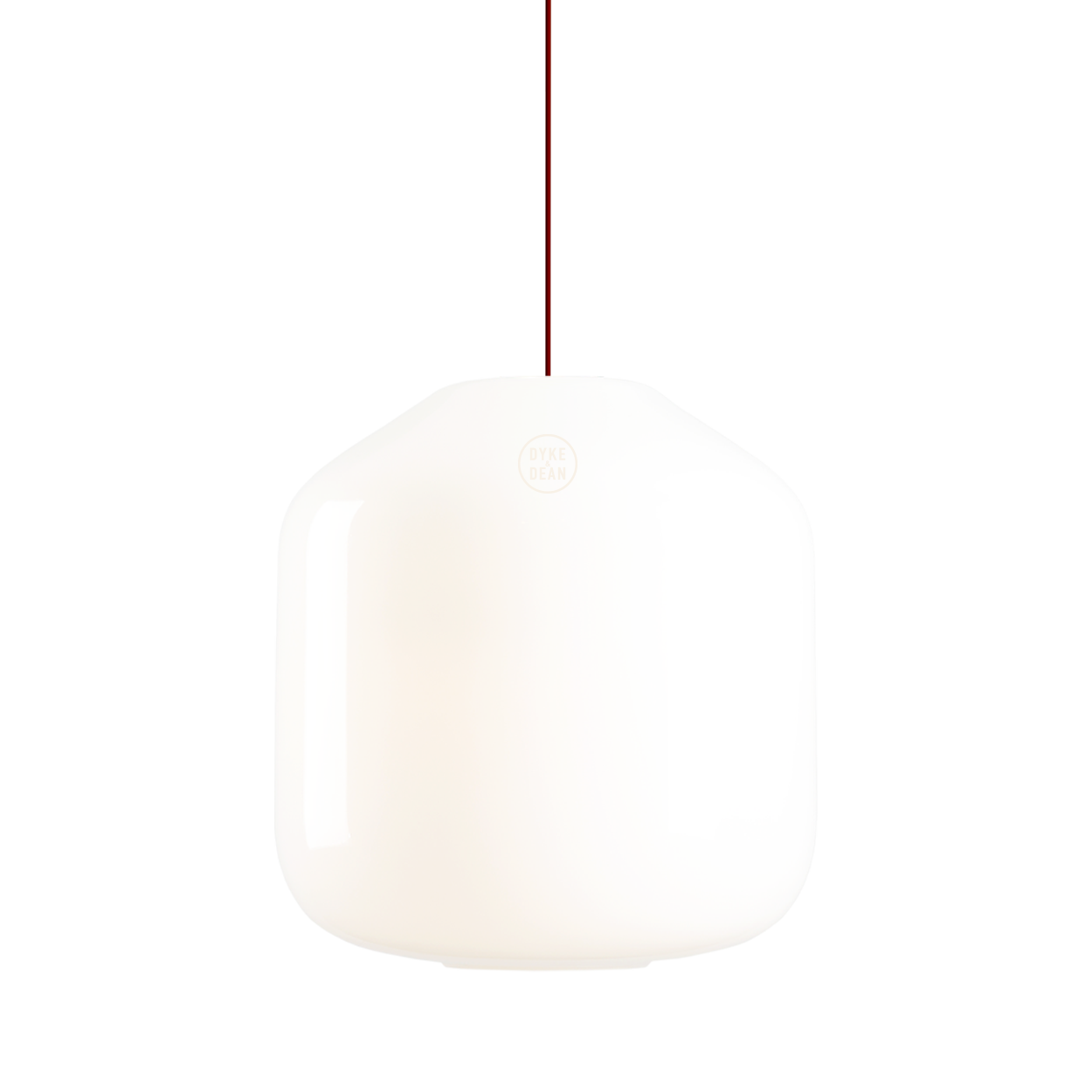 FLASK CHERRY RED GLASS PENDANT LIGHT SMALL