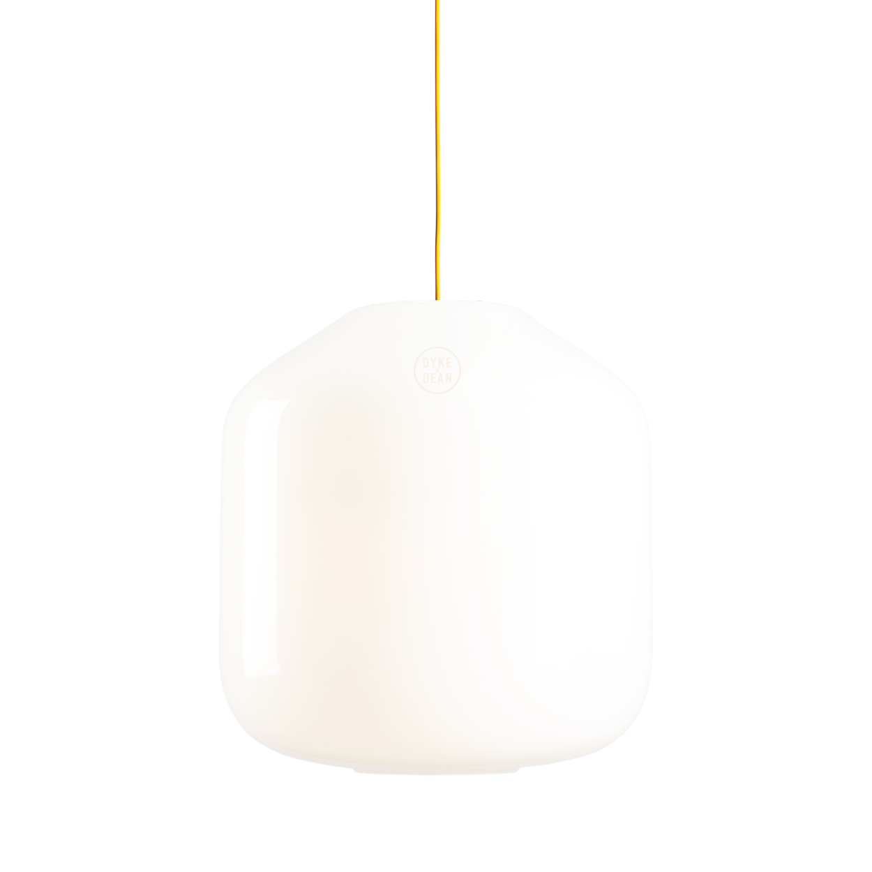 FLASK YELLOW GLASS PENDANT LIGHT SMALL