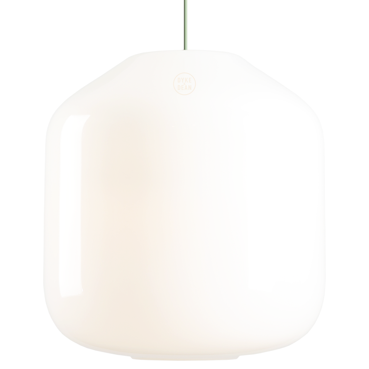 FLASK SAGE GREEN GLASS PENDANT LIGHT XL