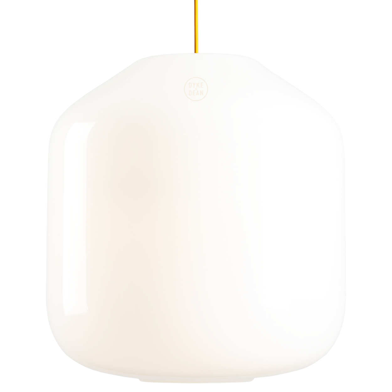 FLASK YELLOW GLASS PENDANT LIGHT XL