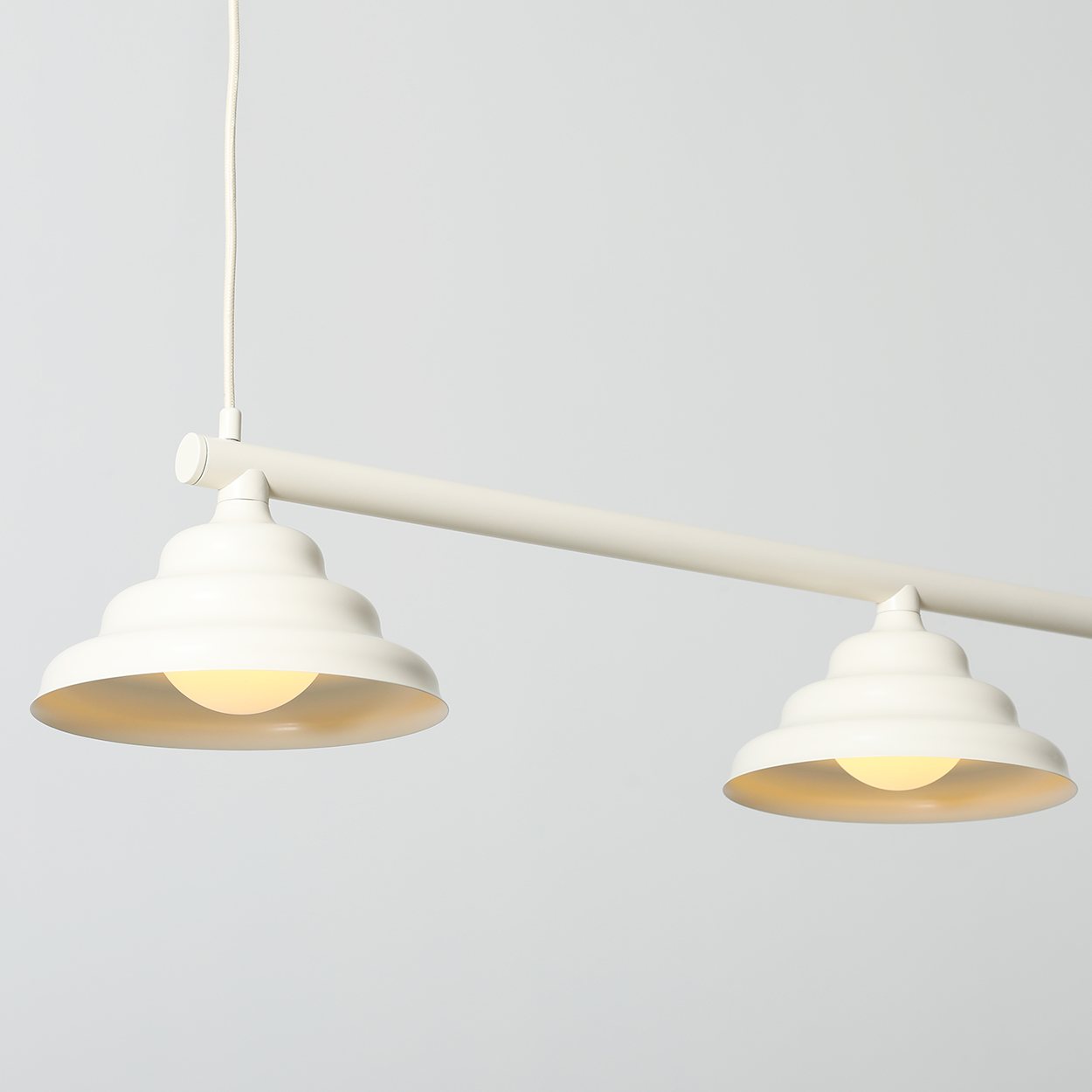 WAVE SUSPENSION BAR PENDANT 4 LIGHT RED
