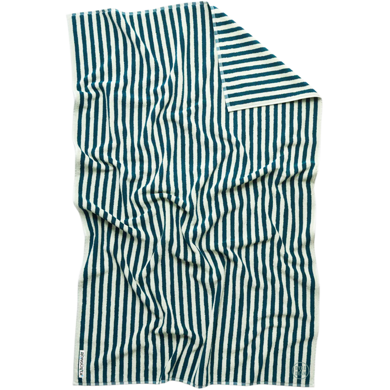 NARAM BATH TOWELS SEA FOAM & DEEP TEAL