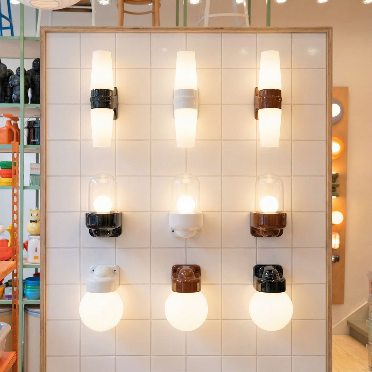 LUZ DE PARED DE CERÁMICA E27