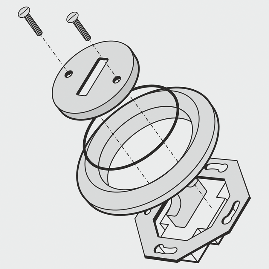 PORCELAIN WALL LIGHT SWITCH CARROT TOGGLE