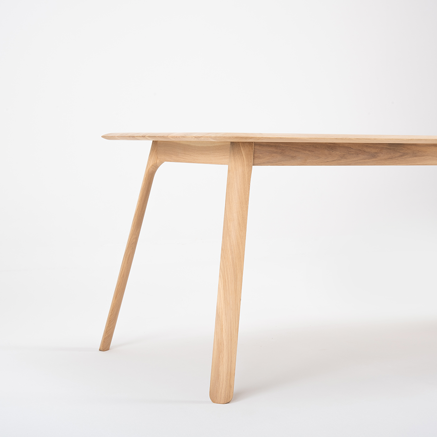 GAZZDA TESKA OAK DINING TABLE 200 X 90