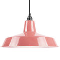 DYKE & DEAN PENDANT LAMPSHADE PINK WITH BULB HOLDER