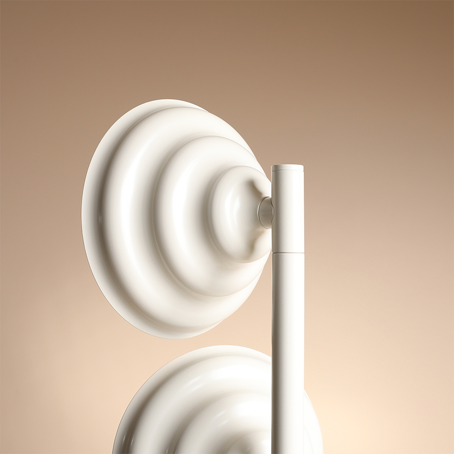 WAVE 3 LIGHT FLOOR LAMP CREAM