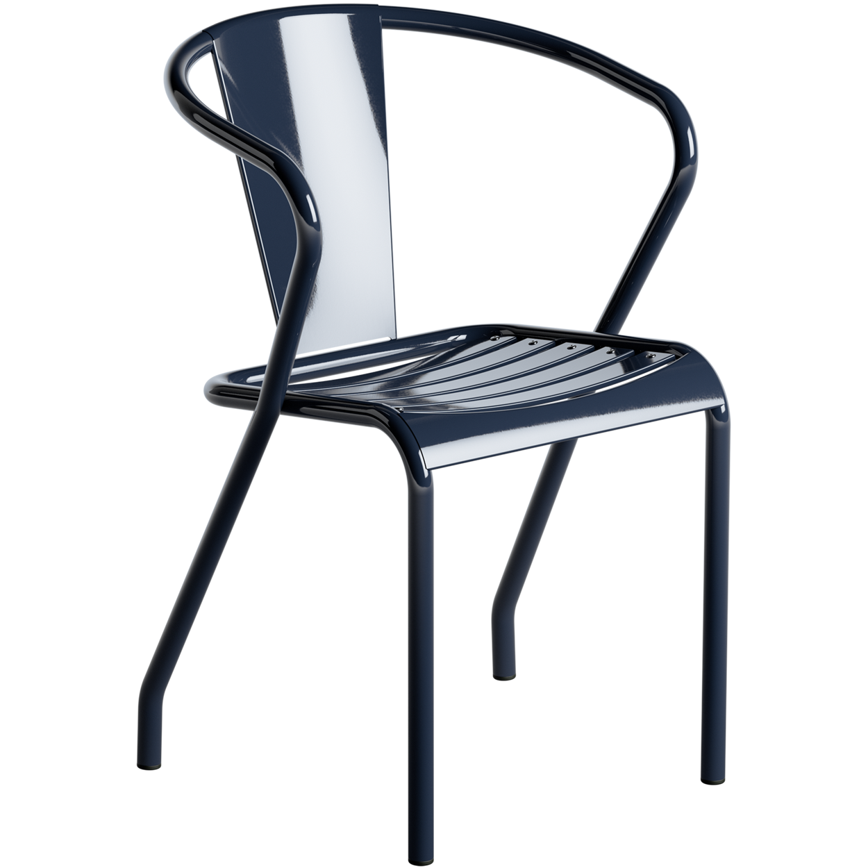 TOLIX UD SLATTED ARMCHAIR