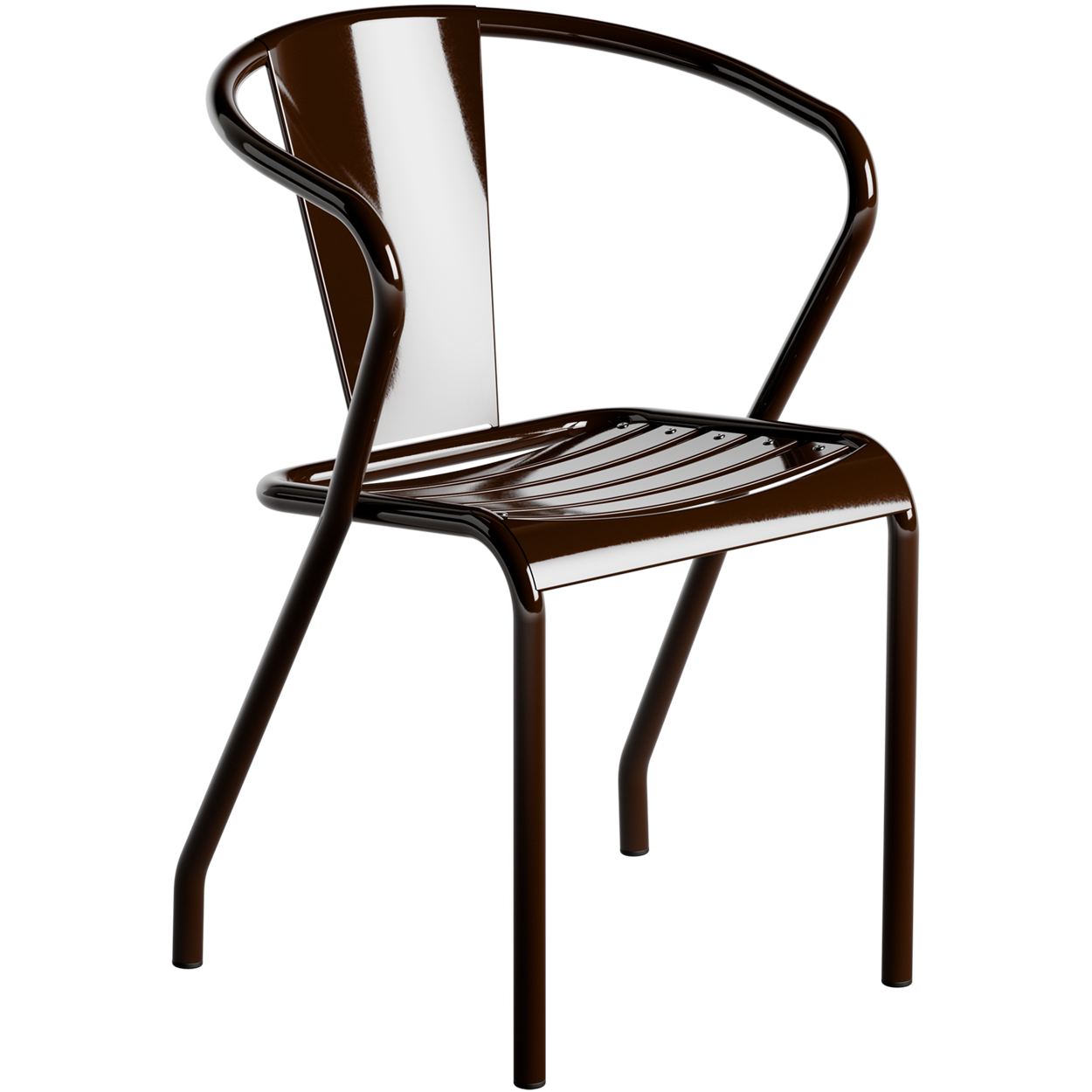 TOLIX UD SLATTED ARMCHAIR