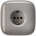 TOMA PARED PORCELANA LADRILLO ROJO SCHUKO