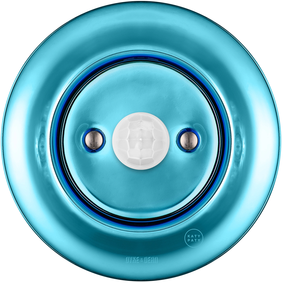 ENCHUFE DE PARED DE PORCELANA GRIS UK