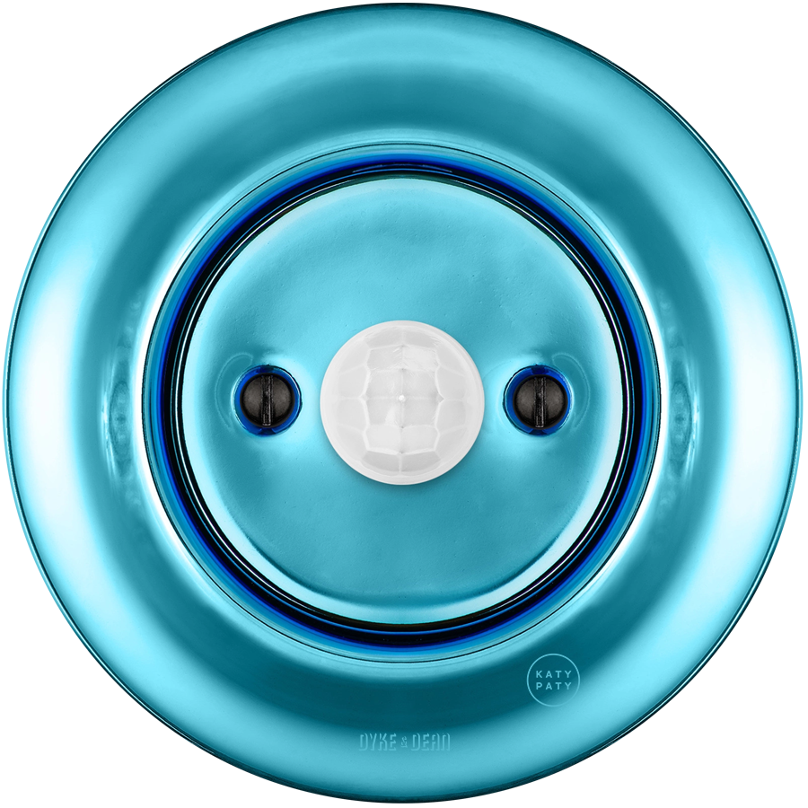 ENCHUFE DE PARED DE PORCELANA GRIS UK