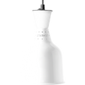 WHITE STAY HOT HEAT LAMP PENDANT CLASSIC 1222