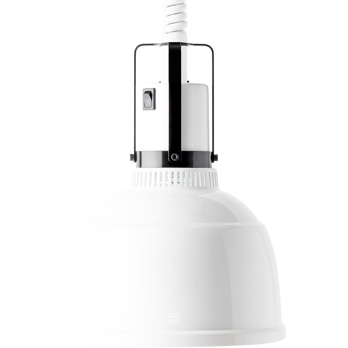 WHITE STAY HOT HEAT LAMP PENDANT FOCUS RO RETRACTABLE CORD
