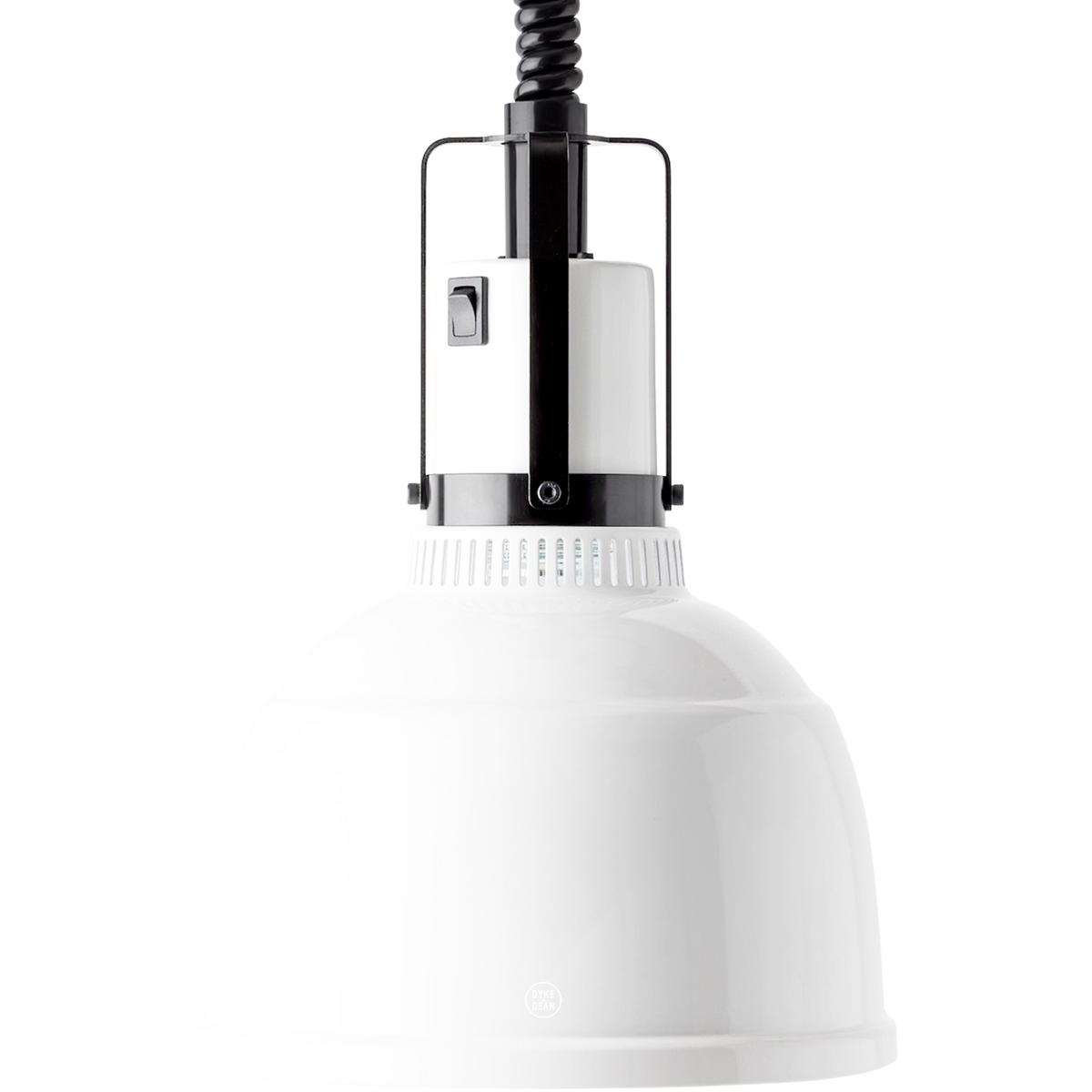 WHITE STAY HOT HEAT LAMP PENDANT FOCUS RO RETRACTABLE CORD