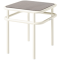 TOLIX UD SIDE TABLE WALNUT STAINED OAK TOP