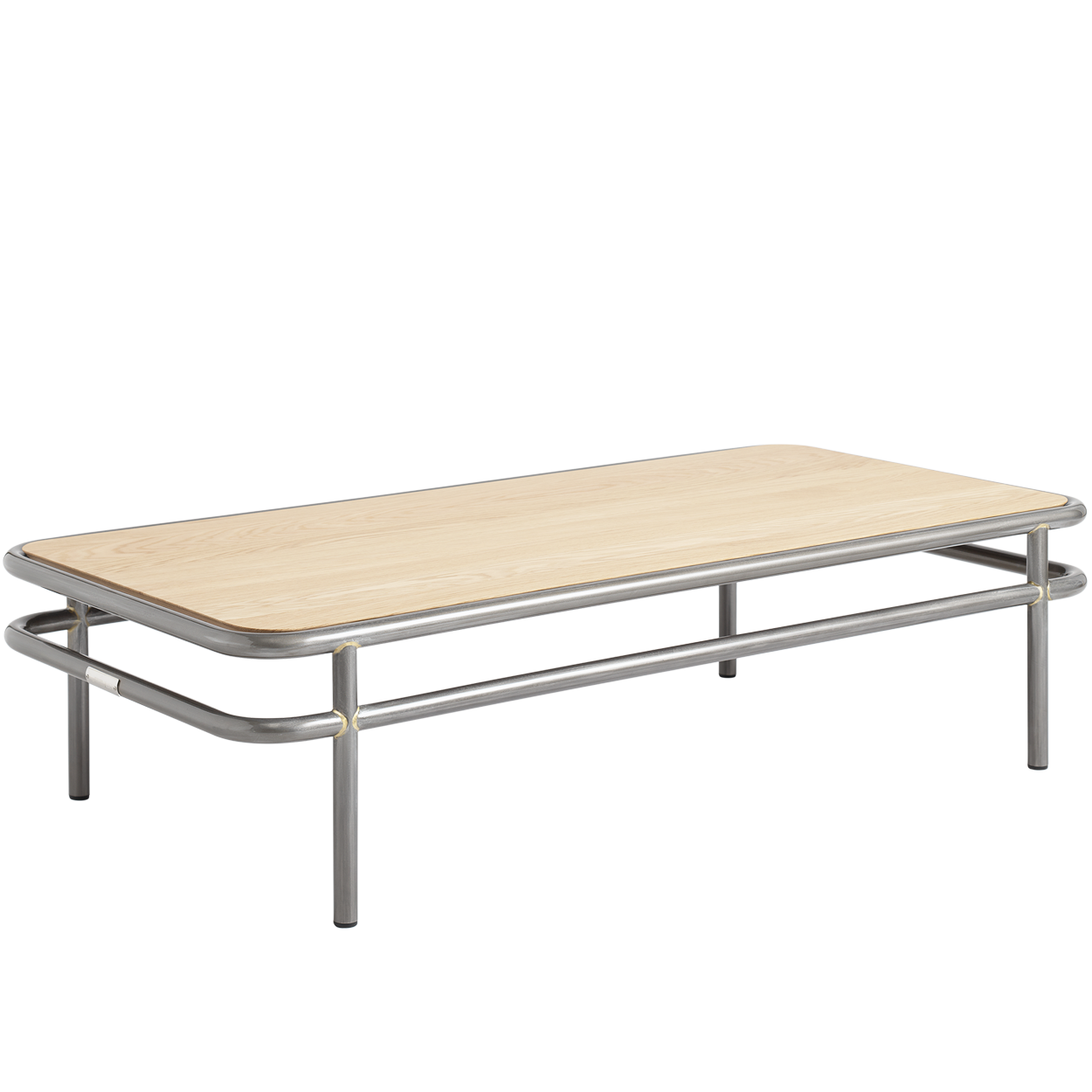 TOLIX UD NATURAL OAK TOP COFFEE TABLE 120x60