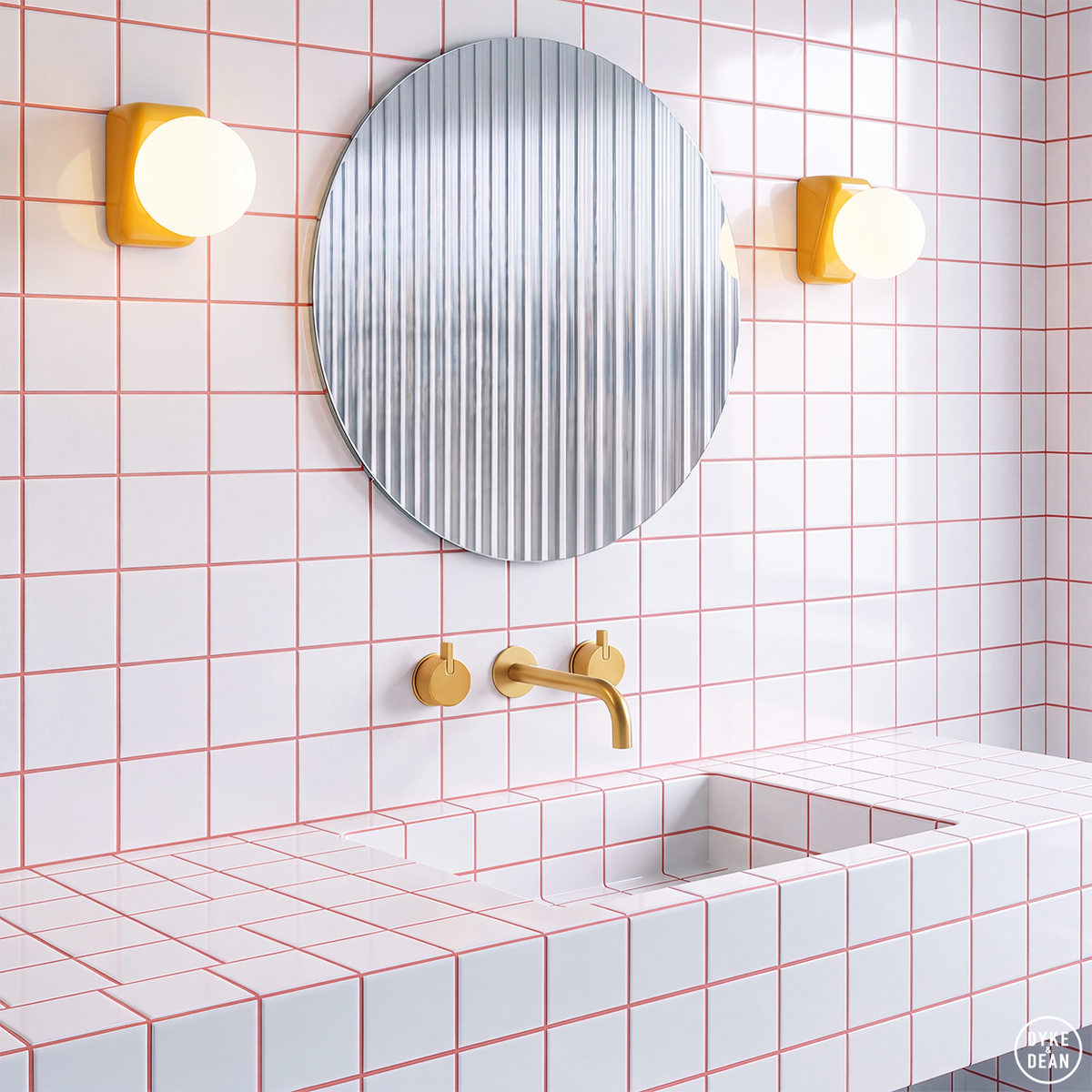 FLIP CERAMIC OPAL GLOBE WALL LIGHT