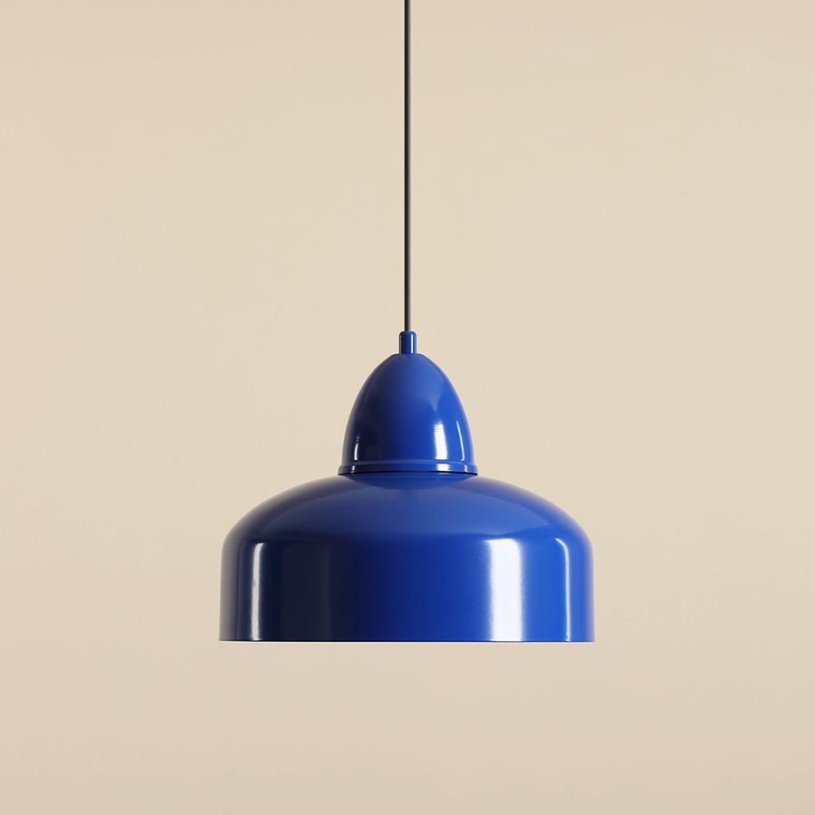 MODERN PENDANT SHADE LIGHT BLUE