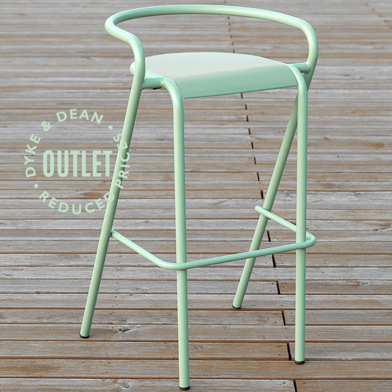 ADICO GREEN 5008 BAR STOOL OUTLET - DYKE & DEAN