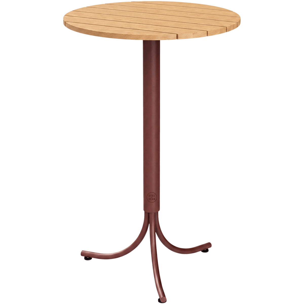 ADICO MAR HIGH TABLE 60 WOOD TOP - DYKE & DEAN