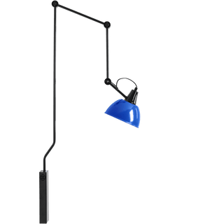AIDA ADJUSTABLE ARM LIGHT SHADE COBALT - DYKE & DEAN