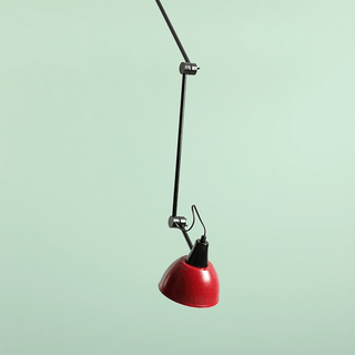 AIDA WALL AND CEILING ADJUSTABLE ARM LIGHT SHADE RED WINE - DYKE & DEAN