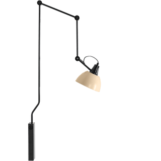 AIDA WALL AND CEILING LONG ADJUSTABLE ARM LIGHT SHADE BEIGE - DYKE & DEAN