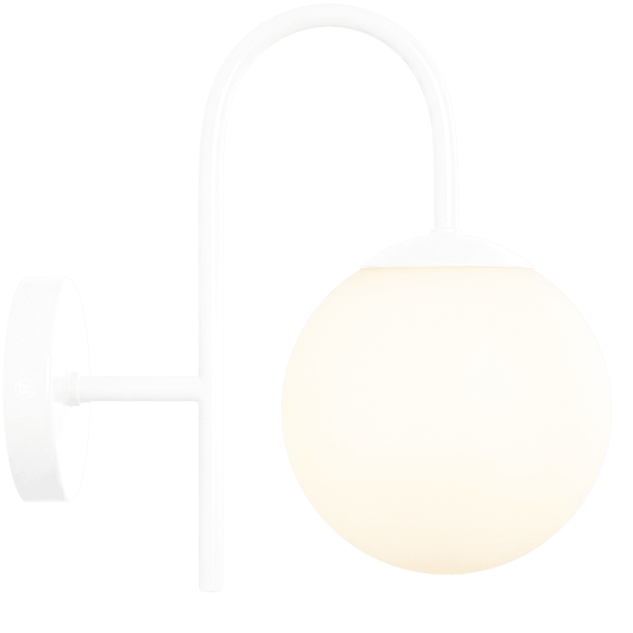 ARC WALL LIGHT SMALL GLOBE - DYKE & DEAN